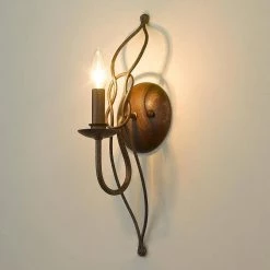 Antoinette 5 in. Burnished Chestnut Bronze Sconce by Golden Lighting -Golden Lighting Shop burnished chestnut bronze golden lighting vanity lighting 1349 1w bc 1f 1000