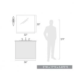 Antoinette 5 in. Burnished Chestnut Bronze Sconce by Golden Lighting -Golden Lighting Shop burnished chestnut bronze golden lighting vanity lighting 1349 1w bc 44 1000