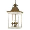 Finley 4-Light Burnished Chestnut Pendant by Golden Lighting