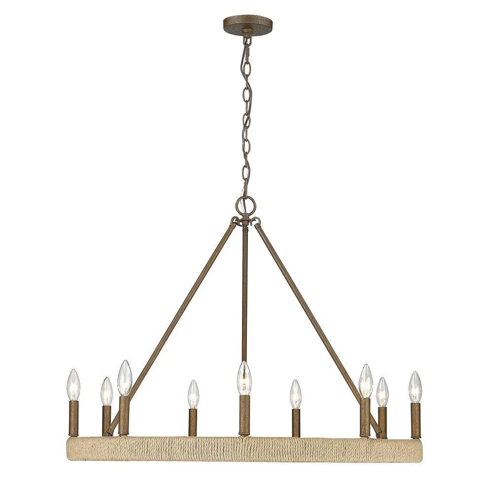 Yates 9-Light Chandelier by Golden Lighting 4 Yates 9-Light Chandelier by Golden Lighting - Image 2
