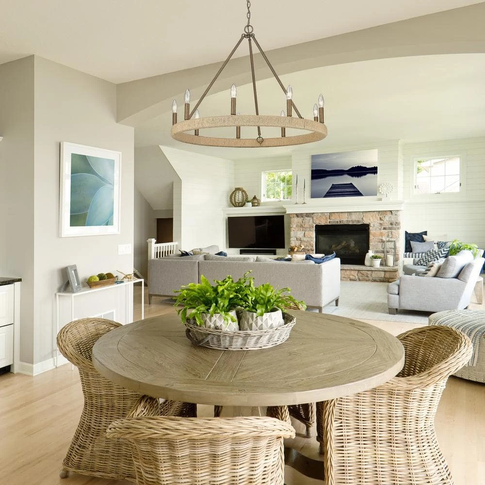 Yates 9-Light Chandelier by Golden Lighting 7 Yates 9-Light Chandelier by Golden Lighting - Image 5