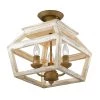 Haiden 12.5 in. 3-Light Burnished Chestnut Semi-Flush Mount by Golden Lighting 2 Haiden 12.5 in. 3-Light Burnished Chestnut Semi-Flush Mount by Golden Lighting -Golden Lighting Shop burnished chestnut golden lighting flush mount lights 0839 sf bc 64 1000
