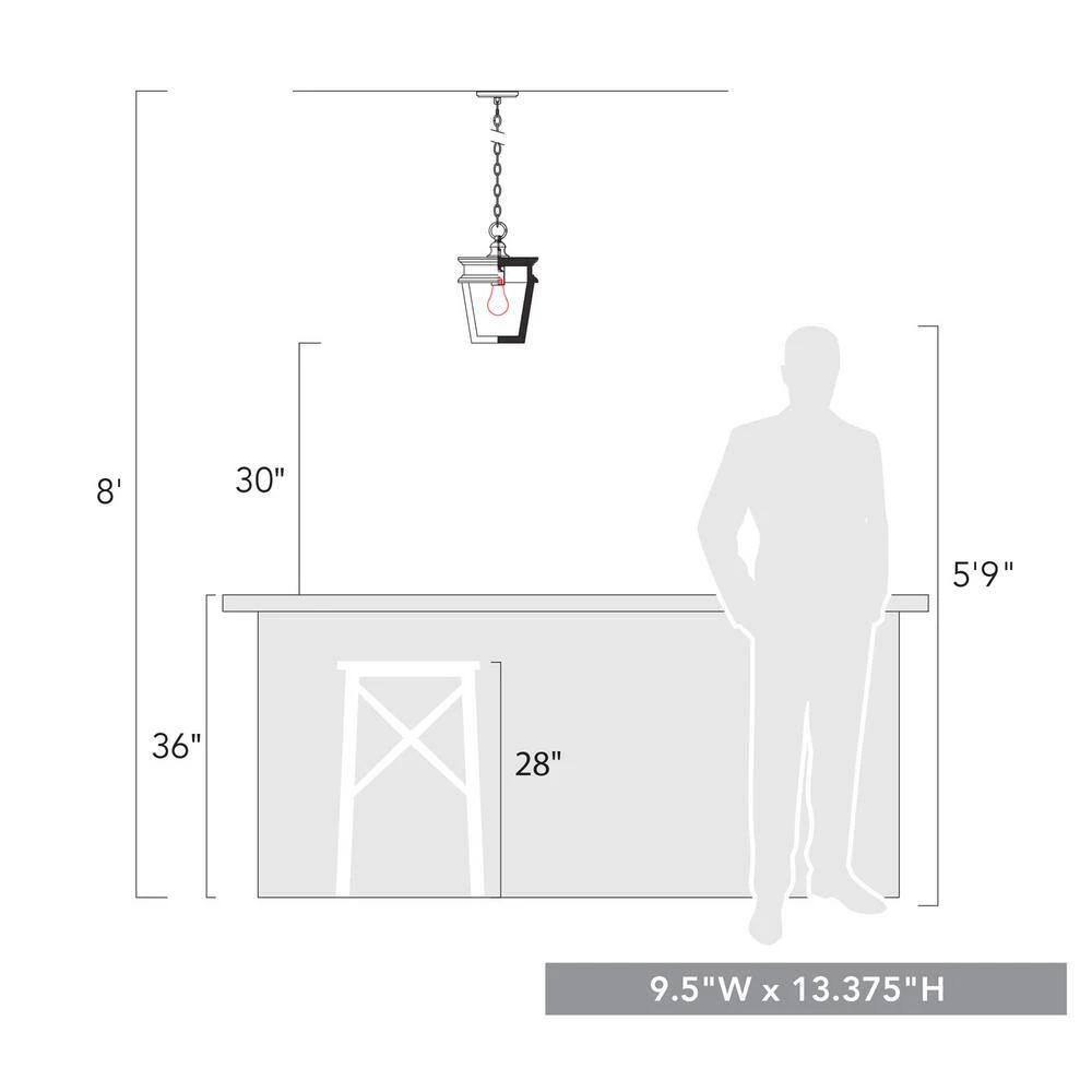 Haiden 1-Light Burnished Chestnut Mini Pendant by Golden Lighting 8 Haiden 1-Light Burnished Chestnut Mini Pendant by Golden Lighting - Image 6
