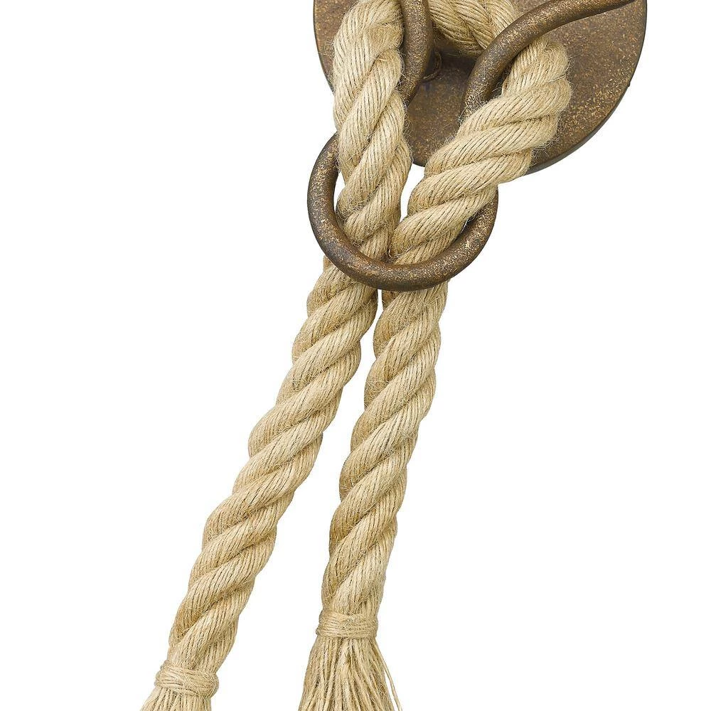 Marissa 4.75 in. Burnished Chestnut Sconce by Golden Lighting 5 Marissa 4.75 in. Burnished Chestnut Sconce by Golden Lighting - Image 3