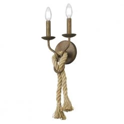 Marissa 4.75 in. Burnished Chestnut Sconce by Golden Lighting