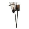 Olympia Collection 1-Light Burnt Sienna Sconce by Golden Lighting