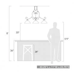 Dalian Collection 3-Light Burnt Sienna Island Pendant by Golden Lighting -Golden Lighting Shop burnt sienna tea stone glass golden lighting chandeliers 06310mpbus c3 1000