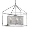 London 5-Light Pendant with Chrome Outer Cage in Chrome by Golden Lighting 2 London 5-Light Pendant with Chrome Outer Cage in Chrome by Golden Lighting -Golden Lighting Shop chrome golden lighting chandeliers 2245 5 ch ch 64 1000