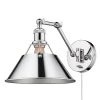 Orwell 9 in. Chrome Sconce by Golden Lighting 1 Orwell 9 in. Chrome Sconce by Golden Lighting -Golden Lighting Shop chrome golden lighting vanity lighting 3306 a1w ch ch 64 1000