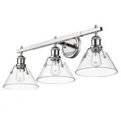 Orwell 3 Light Bath Vanity by Golden Lighting 11 Orwell 3 Light Bath Vanity by Golden Lighting -Golden Lighting Shop chrome golden lighting vanity lighting 3306 ba3 ch clr 1f 1000