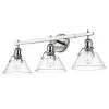 Orwell 3 Light Bath Vanity by Golden Lighting