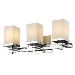 Maddox 3-Light Chrome Bath Light by Golden Lighting