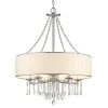 Tirani Collection 5-Light Chrome Chandelier by Golden Lighting 2 Tirani Collection 5-Light Chrome Chandelier by Golden Lighting -Golden Lighting Shop chrome with white shade golden lighting chandeliers 915mpbri 64 1000