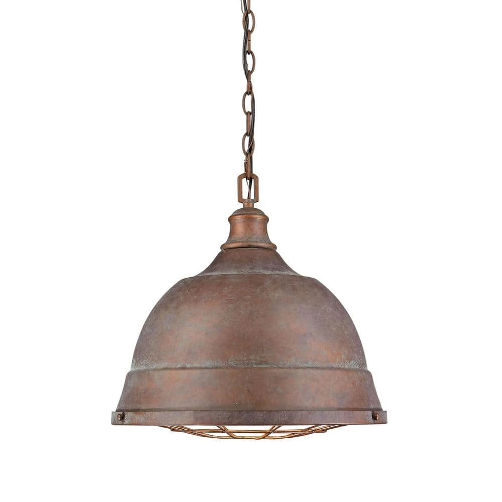 Bartlett 2-Light Copper Patina Pendant by Golden Lighting 3 Bartlett 2-Light Copper Patina Pendant by Golden Lighting