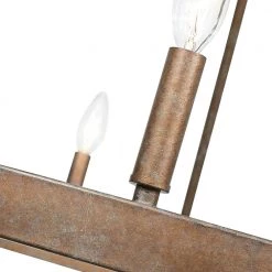 Carraway 9-Light Chandelier by Golden Lighting -Golden Lighting Shop copper patina golden lighting chandeliers 7412 9 cp 1f 1000