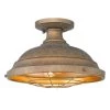 Bartlett 14 in. 2-Light Copper Patina Semi-Flush Mount by Golden Lighting -Golden Lighting Shop copper patina golden lighting flush mount lights 7312 sf cp 64 1000