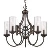 Quincy 5-Light Cordoban Bronze Clear Glass Chandelier by Golden Lighting 1 Quincy 5-Light Cordoban Bronze Clear Glass Chandelier by Golden Lighting -Golden Lighting Shop cordoban bronze clear glass golden lighting chandeliers 3718 5 cdb clr 64 1000