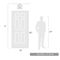 Quincy 10.5 in. 3-Light Cordoban Bronze Clear Glass Semi-Flush Mount by Golden Lighting -Golden Lighting Shop cordoban bronze clear glass golden lighting flush mount lights 3718 sf cdb clr 76 1000