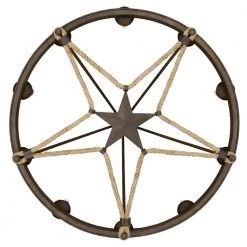 Stokes 10-Light Dark Rust Wagon Wheel Chandelier by Golden Lighting -Golden Lighting Shop dark rust golden lighting chandeliers 1053 10 dr 1f 1000