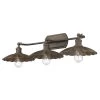 Clemence 30.88 in. 3-Light Dark Rust Vanity Light by Golden Lighting 1 Clemence 30.88 in. 3-Light Dark Rust Vanity Light by Golden Lighting -Golden Lighting Shop dark rust golden lighting vanity lighting 3124 ba3 dr 64 1000