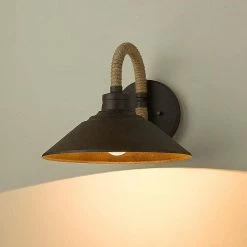 Journey 1 Light Wall Sconce by Golden Lighting 10 Journey 1 Light Wall Sconce by Golden Lighting -Golden Lighting Shop dark rust golden lighting vanity lighting 3318 1w dr 1f 1000