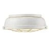 Bartlett 2-Light French White Flush Mount Light by Golden Lighting -Golden Lighting Shop french white golden lighting flush mount lights 7312 fm fw 64 1000