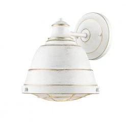 Bartlett 1-Light French White Sconce by Golden Lighting 8 Bartlett 1-Light French White Sconce by Golden Lighting -Golden Lighting Shop french white golden lighting wall sconces 7312 1w fw 4f 1000