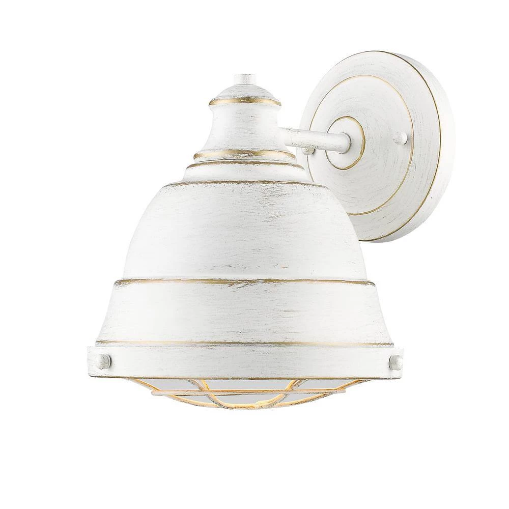 Bartlett 1-Light French White Sconce by Golden Lighting 5 Bartlett 1-Light French White Sconce by Golden Lighting - Image 3