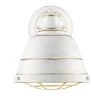 Bartlett 1-Light French White Sconce by Golden Lighting 1 Bartlett 1-Light French White Sconce by Golden Lighting -Golden Lighting Shop french white golden lighting wall sconces 7312 1w fw 64 1000