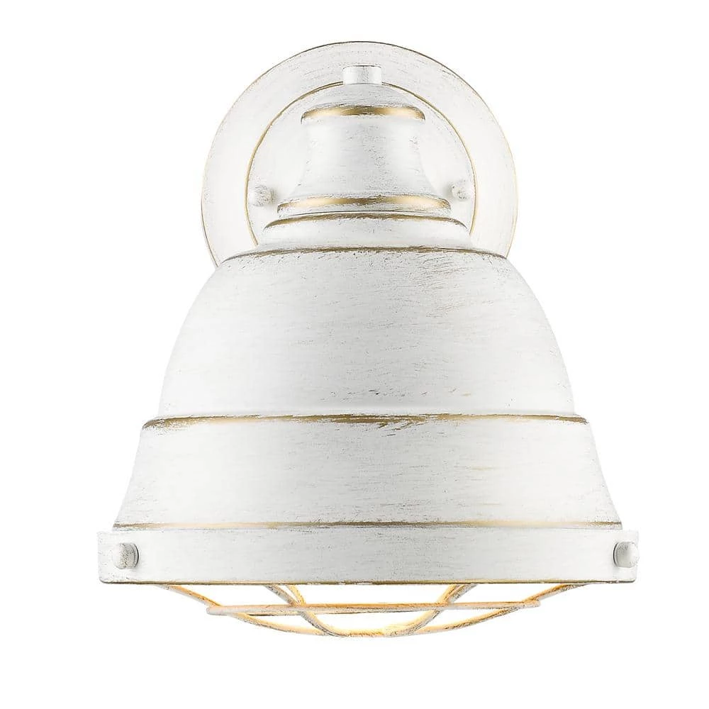 Bartlett 1-Light French White Sconce by Golden Lighting 3 Bartlett 1-Light French White Sconce by Golden Lighting
