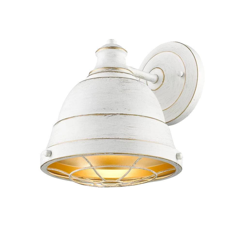Bartlett 1-Light French White Sconce by Golden Lighting 4 Bartlett 1-Light French White Sconce by Golden Lighting - Image 2