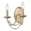 Mirabella 2 Light Wall Sconce by Golden Lighting 1 Mirabella 2 Light Wall Sconce by Golden Lighting -Golden Lighting Shop golden aura golden lighting vanity lighting 7644 2w ga 64 1000