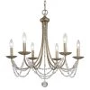 Tatiana Collection 6-Light Golden Aura Chandelier by Golden Lighting 1 Tatiana Collection 6-Light Golden Aura Chandelier by Golden Lighting -Golden Lighting Shop golden aura metal candlesticks golden lighting chandeliers 6446mpga 64 1000