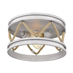 Chatham 2-Light Gray Driftwood Flush Mount by Golden Lighting 7 Chatham 2-Light Gray Driftwood Flush Mount by Golden Lighting -Golden Lighting Shop gray driftwood golden lighting flush mount lights 1048 fm gdw 4f 1000