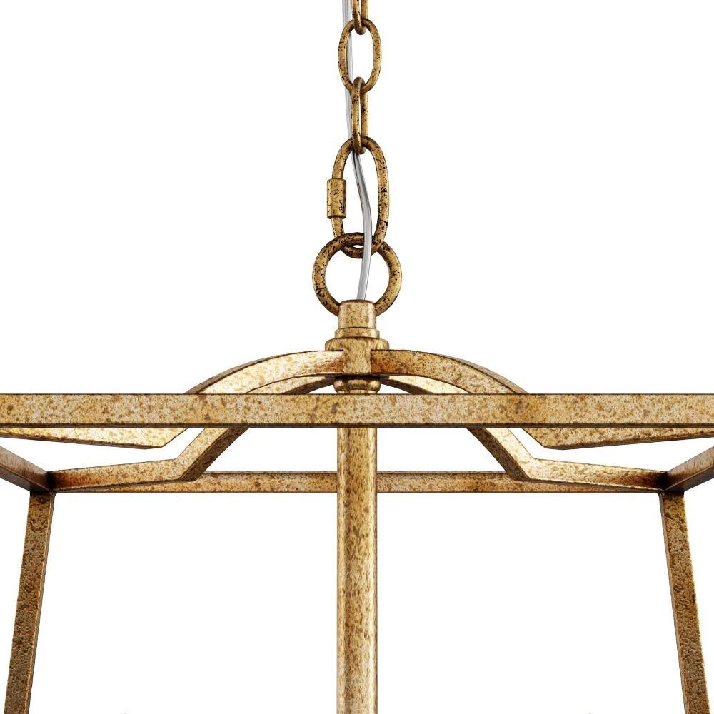 Athena 3-Light Grecian Gold Pendant by Golden Lighting 5 Athena 3-Light Grecian Gold Pendant by Golden Lighting - Image 3