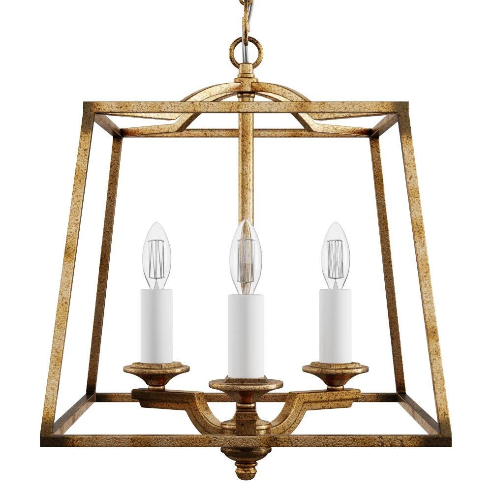 Athena 3-Light Grecian Gold Pendant by Golden Lighting 4 Athena 3-Light Grecian Gold Pendant by Golden Lighting - Image 2