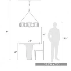 Reddington Collection 8-Light Gunmetal Bronze Chandelier by Golden Lighting 19 Reddington Collection 8-Light Gunmetal Bronze Chandelier by Golden Lighting -Golden Lighting Shop gunmetal bronze golden lighting chandeliers 088mpgmt 1f 1000