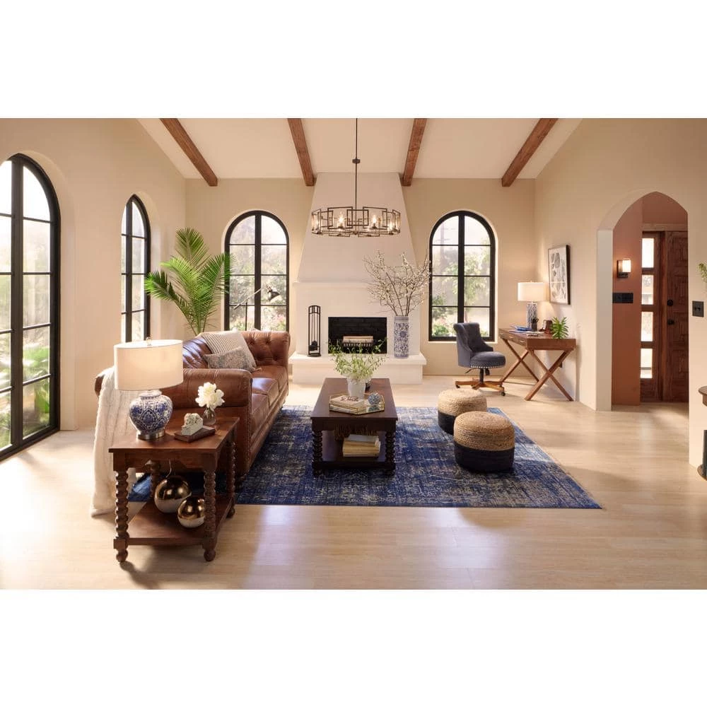 Reddington Collection 8-Light Gunmetal Bronze Chandelier by Golden Lighting 5 Reddington Collection 8-Light Gunmetal Bronze Chandelier by Golden Lighting - Image 3