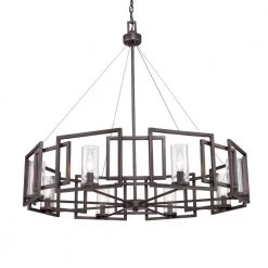 Reddington Collection 8-Light Gunmetal Bronze Chandelier by Golden Lighting 18 Reddington Collection 8-Light Gunmetal Bronze Chandelier by Golden Lighting -Golden Lighting Shop gunmetal bronze golden lighting chandeliers 088mpgmt 4f 1000