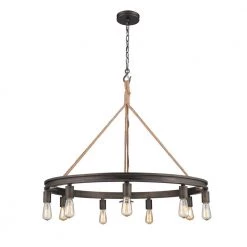 Chatham 9-Light Gunmetal Bronze Chandelier by Golden Lighting -Golden Lighting Shop gunmetal bronze golden lighting chandeliers 1048 9 gmt 1f 1000