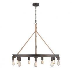 Chatham 9-Light Gunmetal Bronze Chandelier by Golden Lighting -Golden Lighting Shop gunmetal bronze golden lighting chandeliers 1048 9 gmt 4f 1000