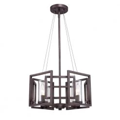 Marco Collection 4-Light Gunmetal Bronze Incandescent Semi-Flush Mount/Pendant Convertible by Golden Lighting 12 Marco Collection 4-Light Gunmetal Bronze Incandescent Semi-Flush Mount/Pendant Convertible by Golden Lighting -Golden Lighting Shop gunmetal bronze golden lighting flush mount lights 6068 sf gmt 44 1000