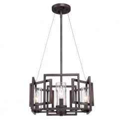 Marco Collection 4-Light Gunmetal Bronze Incandescent Semi-Flush Mount/Pendant Convertible by Golden Lighting 10 Marco Collection 4-Light Gunmetal Bronze Incandescent Semi-Flush Mount/Pendant Convertible by Golden Lighting -Golden Lighting Shop gunmetal bronze golden lighting flush mount lights 6068 sf gmt 4f 1000