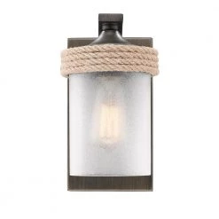 Chatham 1-Light Gunmetal Bronze Bath Vanity Light by Golden Lighting -Golden Lighting Shop gunmetal bronze golden lighting vanity lighting 1048 ba1 gmt cs 4f 1000