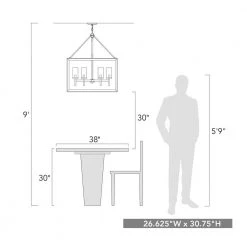 Smyth Collection 6-Light Gunmetal Bronze Chandelier by Golden Lighting -Golden Lighting Shop gunmetal bronze with clear glass golden lighting chandeliers 0736mpgmt 1f 1000