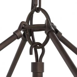 Smyth Collection 6-Light Gunmetal Bronze Chandelier by Golden Lighting -Golden Lighting Shop gunmetal bronze with clear glass golden lighting chandeliers 0736mpgmt a0 1000