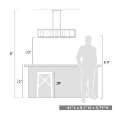 Smyth Collection 5-Light Gunmetal Bronze Island Pendant by Golden Lighting -Golden Lighting Shop gunmetal bronze with clear glass golden lighting chandeliers 073lpmpgmt 44 1000