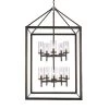 Smyth 10-Light Gunmetal Bronze Pendant with Clear Glass by Golden Lighting -Golden Lighting Shop gunmetal bronze with clear glass golden lighting chandeliers 2073 10p gmt clr 64 1000