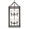 Smyth 6-Light Gunmetal Bronze Pendant with Clear Glass by Golden Lighting -Golden Lighting Shop gunmetal bronze with clear glass golden lighting chandeliers 2073 6p gmt clr 64 1000