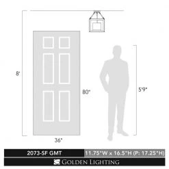 Smyth 3-Light Convertible Semi-Flush Mount in Gunmetal Bronze with Clear Glass by Golden Lighting 13 Smyth 3-Light Convertible Semi-Flush Mount in Gunmetal Bronze with Clear Glass by Golden Lighting -Golden Lighting Shop gunmetal bronze with clear glass golden lighting flush mount lights 2073 sf gmt fa 1000